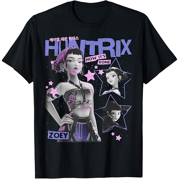 Amazon.com: Kpop Demon Hunters Zoey Officially Licensed T-Shirt